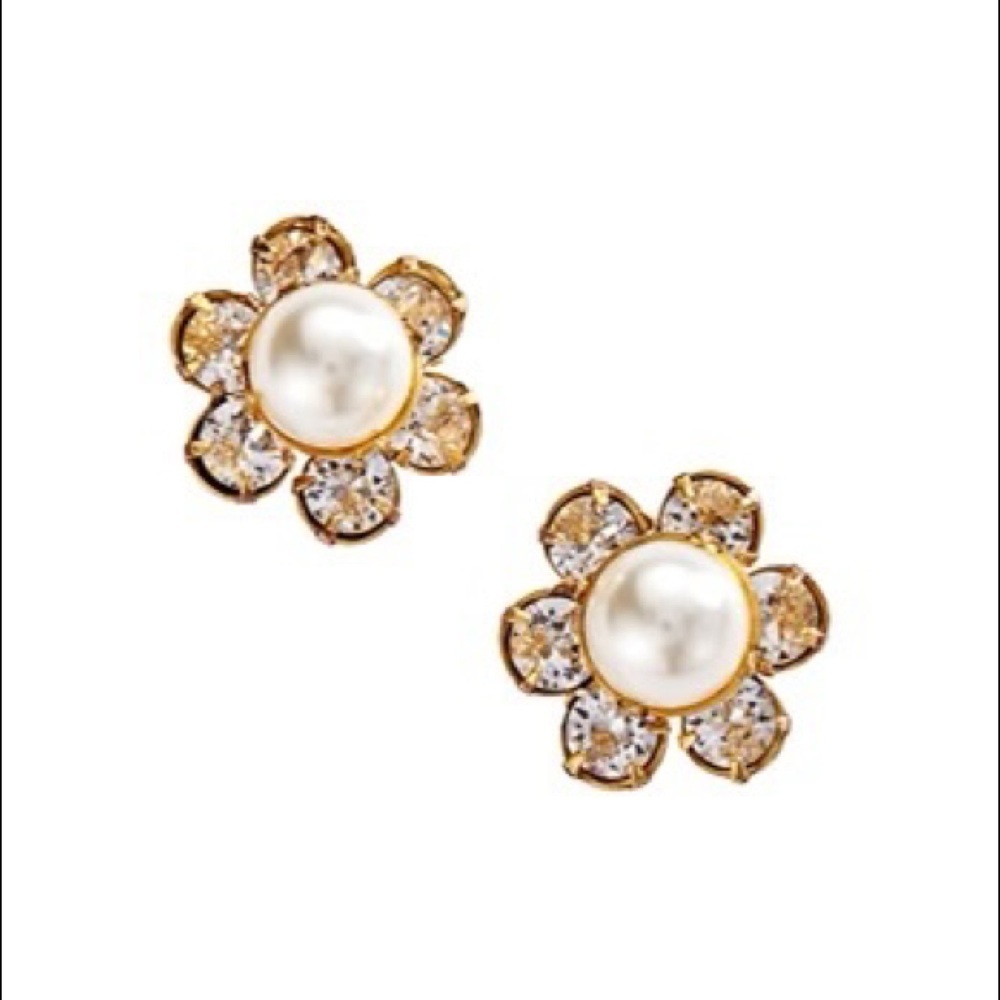 Jennifer Behr Clara Pearl Earrings